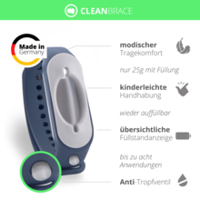 Lade das Bild in den Galerie-Viewer, Hygienearmband inkl. Refiller | Cleanbrace
